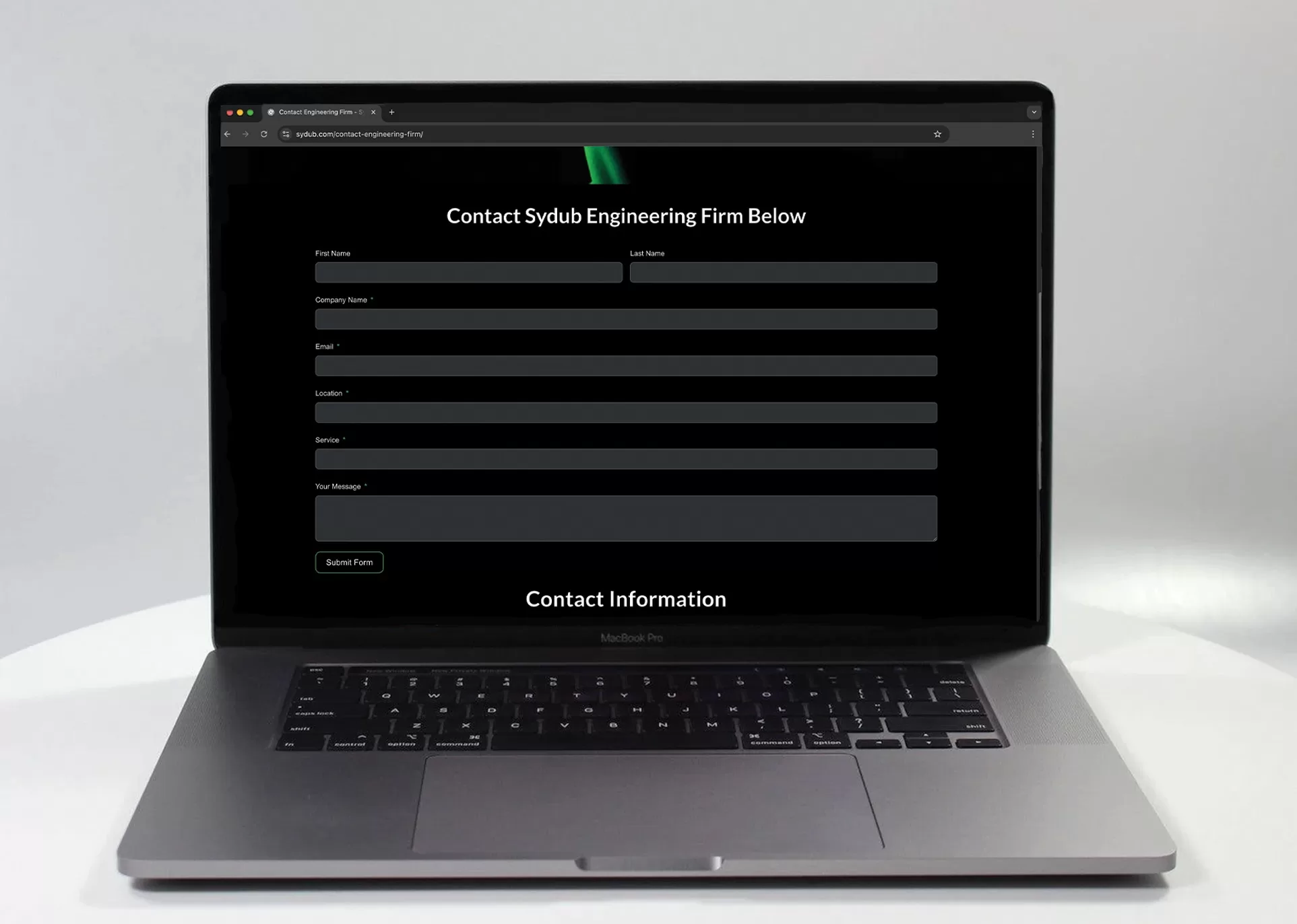 Contact Engineering Firm